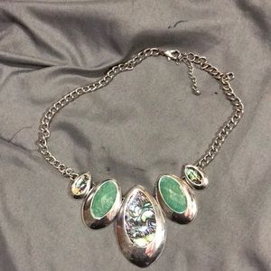 Gas coloured necklace